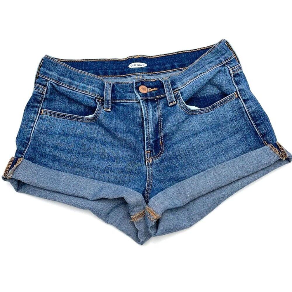 OLD NAVY denim jean short blue size 0